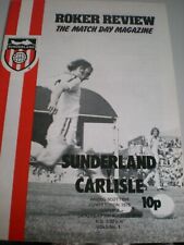 Sunderland carlisle anglo for sale  NUNEATON