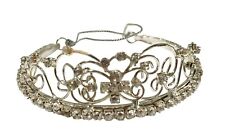 Tiara vintage TAMANHO BONECA BEBÊ LIL PRINCESA PRATA METAL strass assinado 67 comprar usado  Enviando para Brazil