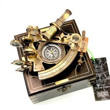 Ancien sextant laiton d'occasion  Expédié en France