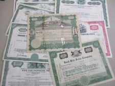 Lot stock certificates for sale  Union Lake