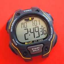 Timex Ironman relógio de triatlo índigo homem de ferro retrô preto e amarelo masculino Y2 comprar usado  Enviando para Brazil