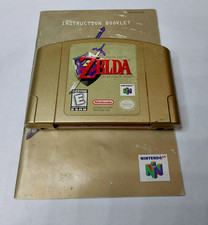 Legend of Zelda: Ocarina of Time N64 dourado com livreto comprar usado Legend of Zelda: Ocarina of Time N64 dourado com livreto comprar usado  Enviando para Brazil