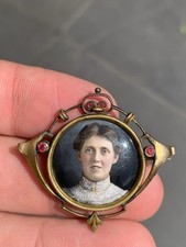 Victorian enamel portrait for sale  BRIGHTON