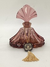 Vintage Victoria Secret 5” Ametista Roxa Vazia Perfume Frasco de Vidro com Borla comprar usado  Enviando para Brazil