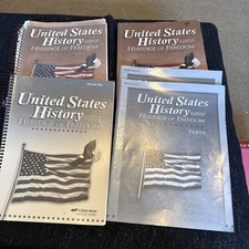 Abeka United States History, Heritage Of Freedom 3rd Ed,  Textbook & Keys comprar usado  Enviando para Brazil