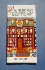Programm hessentag 1989 gebraucht kaufen  Dietzhölztal