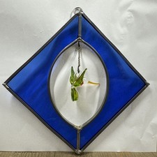 Vtg blue stained for sale  Summersville