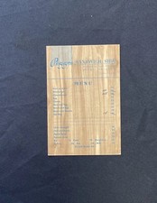Vintage restaurant menu for sale  Waterbury