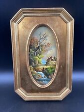Quadro ovale paesaggio usato  Ardea