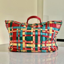 Bolsa tote de náilon e couro multicolorida Prada comprar usado  Enviando para Brazil