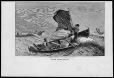 1882 antique print for sale  ASHFORD