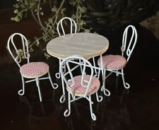 cream chairs table ice 4 for sale  Omaha