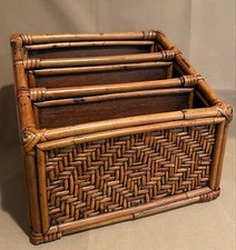 Vintage woven rattan for sale  Chesterfield