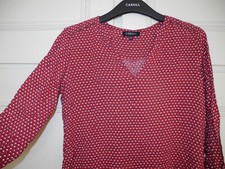 Blouse caroll bordeaux d'occasion  Rouxmesnil-Bouteilles