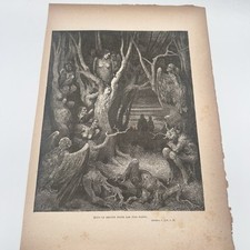 Gustave dorè xilografia usato  Roma