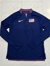 Pulôver Nike USA Team MADE IN USA Running Pro Elite 1/2 zíper AO8721-492 masculino M comprar usado  Enviando para Brazil