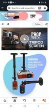 Projector screen stand for sale  SOUTHALL