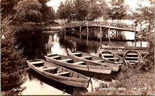Rppc postcard wooden for sale  Oconto