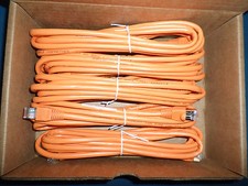 Cabos cruzados de rede Cat 6 5/pk, 10 pés blindados (STP), laranja-PVC comprar usado  Enviando para Brazil