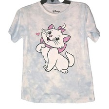 Usado, Camisa Disney Aristocats Marie Kitten Meninas Grande (10-12) Azul Pálido Corante NOVO  comprar usado  Enviando para Brazil