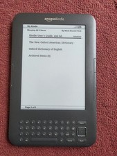 Klawiatura Amazon Kindle D00901 3. generacji, 4 GB, Czytnik Wi-Fi (262) na sprzedaż  Wysyłka do Poland