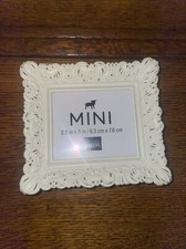 Mini molduras para fotos 2,5 pol x 3 pol - decoração de estúdio cor off white comprar usado  Enviando para Brazil