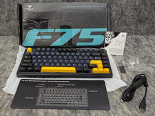 🔥Novo🔥 AULA F75 75% Teclado Mecânico Sem Fio, Teclado Cremoso Trocável a Quente, usado comprar usado  Enviando para Brazil