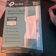 TP-Link RE815X AX5400 WiFi 6 extensor de alcance com porta Ethernet | 5,4 Gbps tri-band comprar usado  Enviando para Brazil
