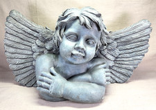 Winged polyresin cherub for sale  Morgantown
