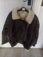 Leather flying jacket for sale  BEDFORD