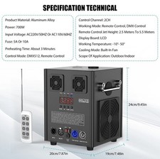 Cold spark machine for sale  CAMBRIDGE