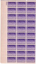 Scott #970 Fort Kearny Placa Bloco de 30 Selos - MNH, usado comprar usado  Enviando para Brazil