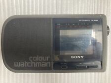 Sony colour watchman for sale  LOUGHTON