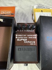 Pedal de efeitos de guitarra baixo BOSS OC-3 Super Octave NOVO NÃO USADO ALGUNS PEQUENOS ARRANHÕES YY comprar usado  Enviando para Brazil