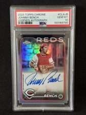 2024 Topps Chrome - PSA 10 Johnny Bench Legends Auto #38/50 - Super Limpo Automático! comprar usado  Enviando para Brazil