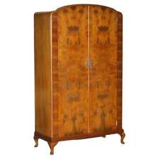 Usado, DESLUMBRANTE 1932 WARING & GILLOW BURR NOGUEIRA GUARDA-ROUPA BANCO DUPLO COM ESPELHO comprar usado  Enviando para Brazil