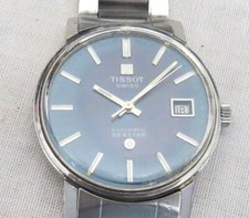 Relógio de pulso Tissot Seastar automático mostrador azul 44521-4 comprar usado  Enviando para Brazil
