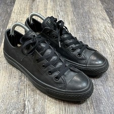 Tênis Converse Chuck Taylor All Star Ox couro preto baixo masculino 7 / feminino 9 comprar usado Tênis Converse Chuck Taylor All Star Ox couro preto baixo masculino 7 / feminino 9 comprar usado  Enviando para Brazil