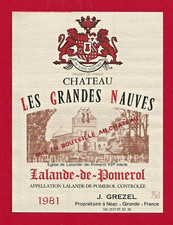 Etiquette bordeaux lalande d'occasion  Albertville