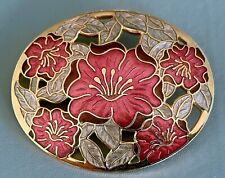 Enamel cloisonne flower for sale  UK