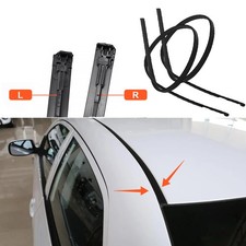 Kit de tiras de vedação climática acabamento moldura teto borracha 2X para Toyota Corolla 2009-2013 comprar usado  Enviando para Brazil