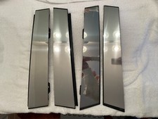 2006-2010 VW Volkswagon Jetta MK5 conjunto de 4 espelhos prata acabamento pilar porta, usado comprar usado  Enviando para Brazil