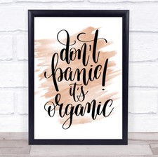 Panic organic quote for sale  UK