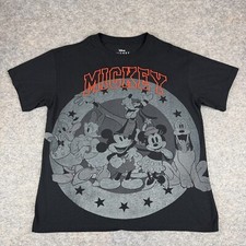 Camiseta Disney Mickey Mouse Bordada Preta Masculina Média M * comprar usado  Enviando para Brazil
