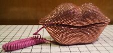 De Colección Labios Teléfono Fijo Años 90 Lentejuelas Arte Pop Rosa Brillante Deslumbrado Bougie segunda mano  Embacar hacia Mexico