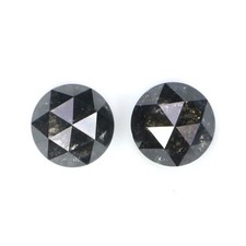 Diamante natural suelto corte rosa 0,95 quilates 4,50 mm sal y pimienta diamante KQ2662 segunda mano  Embacar hacia Mexico