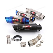 Silenciador preto tubo de escape link médio para Kawasaki Versys-X 300 250 2017-2023 51mm comprar usado  Enviando para Brazil