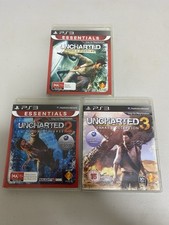 PS3 Uncharted Trilogy Drake's Fortune, Among Thieves & Drake's Deception comprar usado  Enviando para Brazil