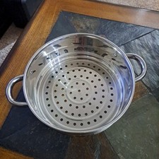 Panela a vapor de aço inoxidável. Fogão de indução, gás ou elétrico. 0112 no rebite.  comprar usado  Enviando para Brazil