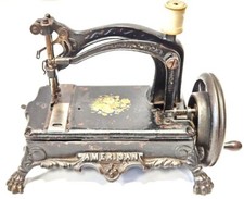 TOP máquina de costura antiga e rara EARLY AMERICAN Nº8 circa 1888 EUA comprar usado  Enviando para Brazil
